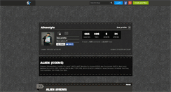 Desktop Screenshot of alienstyle.skyrock.com