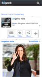 Mobile Screenshot of angelina-jolie-angelina.skyrock.com