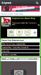 Mobile Screenshot of elephantman-officiel.skyrock.com