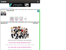 Tablet Screenshot of classe-de-folie.skyrock.com
