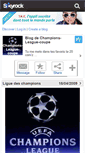 Mobile Screenshot of champions-league-coupe.skyrock.com