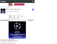 Tablet Screenshot of champions-league-coupe.skyrock.com