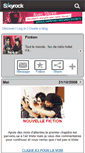 Mobile Screenshot of fic-t-h.skyrock.com