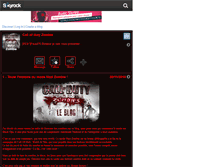 Tablet Screenshot of call-of-duty-zombie.skyrock.com