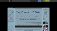 Desktop Screenshot of inspiration-articles.skyrock.com