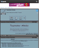 Tablet Screenshot of inspiration-articles.skyrock.com