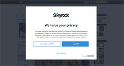 Desktop Screenshot of blakeslively.skyrock.com
