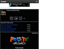 Tablet Screenshot of fruityrecords.skyrock.com