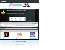Tablet Screenshot of estimations-staracademy.skyrock.com