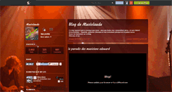 Desktop Screenshot of musiclaude.skyrock.com