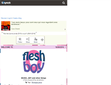 Tablet Screenshot of fleshboy.skyrock.com