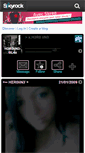 Mobile Screenshot of h3r0iin3-bl4x.skyrock.com
