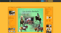 Desktop Screenshot of ecuries-berthels.skyrock.com