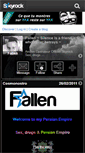 Mobile Screenshot of fallen.skyrock.com