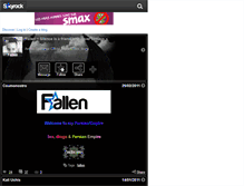 Tablet Screenshot of fallen.skyrock.com