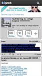 Mobile Screenshot of barjavel-blog.skyrock.com