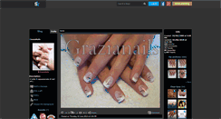 Desktop Screenshot of grazianails.skyrock.com