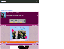 Tablet Screenshot of aishwaryalife.skyrock.com