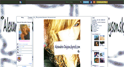 Desktop Screenshot of alexandra-daiyson.skyrock.com