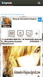 Mobile Screenshot of alexandra-daiyson.skyrock.com