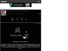 Tablet Screenshot of famous-hot.skyrock.com