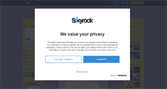 Desktop Screenshot of partylite-bougie.skyrock.com