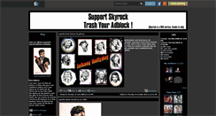 Desktop Screenshot of johnnyhallyday2008.skyrock.com