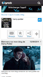 Mobile Screenshot of harry-potter-27180.skyrock.com