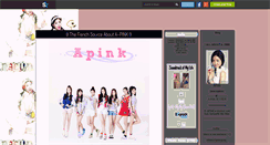 Desktop Screenshot of apink.skyrock.com