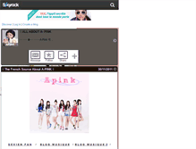 Tablet Screenshot of apink.skyrock.com