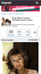 Mobile Screenshot of cecile-auclert65.skyrock.com