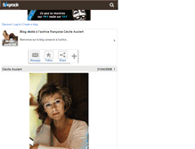Tablet Screenshot of cecile-auclert65.skyrock.com
