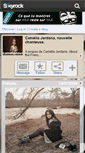 Mobile Screenshot of camelianouvellechanteuse.skyrock.com