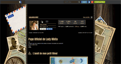 Desktop Screenshot of ladynikita1992.skyrock.com