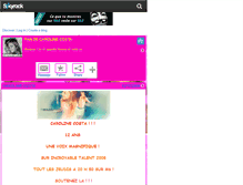 Tablet Screenshot of carolinecostajetaimefor.skyrock.com