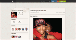 Desktop Screenshot of chronique-de-kaliah.skyrock.com