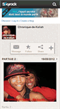 Mobile Screenshot of chronique-de-kaliah.skyrock.com