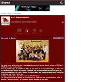 Tablet Screenshot of aolbasket-perigueux.skyrock.com