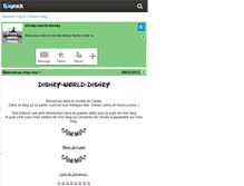 Tablet Screenshot of disney-world-disney.skyrock.com