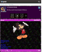 Tablet Screenshot of disneyminnie.skyrock.com