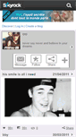 Mobile Screenshot of jbiebs-jb.skyrock.com