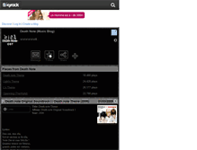 Tablet Screenshot of death-note-ost.skyrock.com