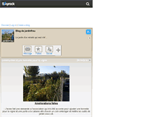 Tablet Screenshot of jardinfrou.skyrock.com