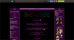 Desktop Screenshot of or-et-lumiere.skyrock.com