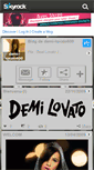 Mobile Screenshot of demi-lovato600.skyrock.com