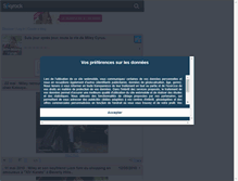 Tablet Screenshot of mlle-miiley-cyrus.skyrock.com