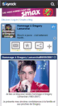 Mobile Screenshot of hommage-a-gregory-unange.skyrock.com