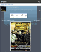 Tablet Screenshot of 13evolutionshop.skyrock.com