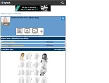 Tablet Screenshot of clemence-web.skyrock.com