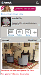 Mobile Screenshot of galerie-lca.skyrock.com